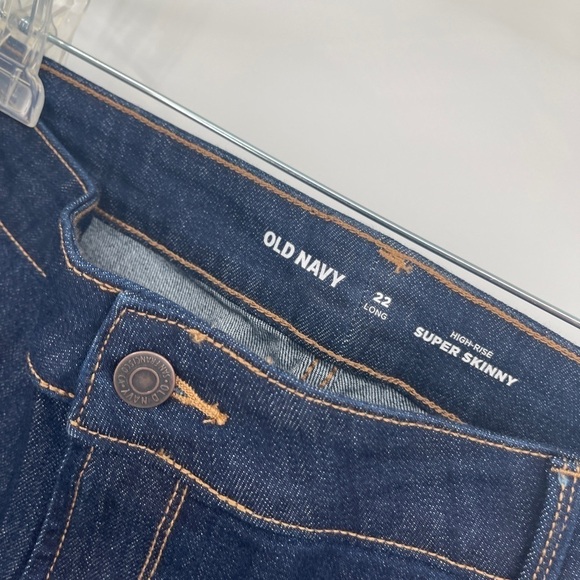 Old Navy Jeans Size Plus Sz 22 Long Super Skinny High Rise NWT - Picture 3 of 4